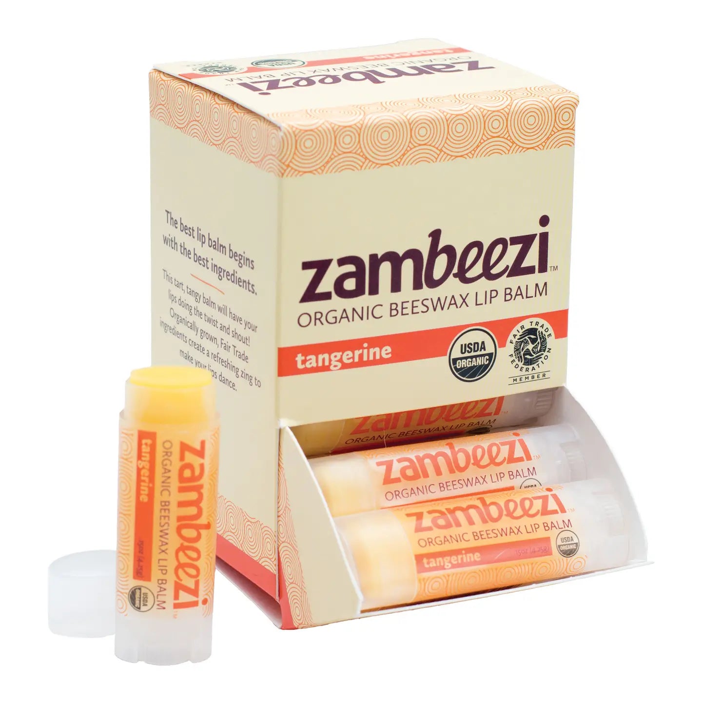 Organic Lip Balm - Tangerine