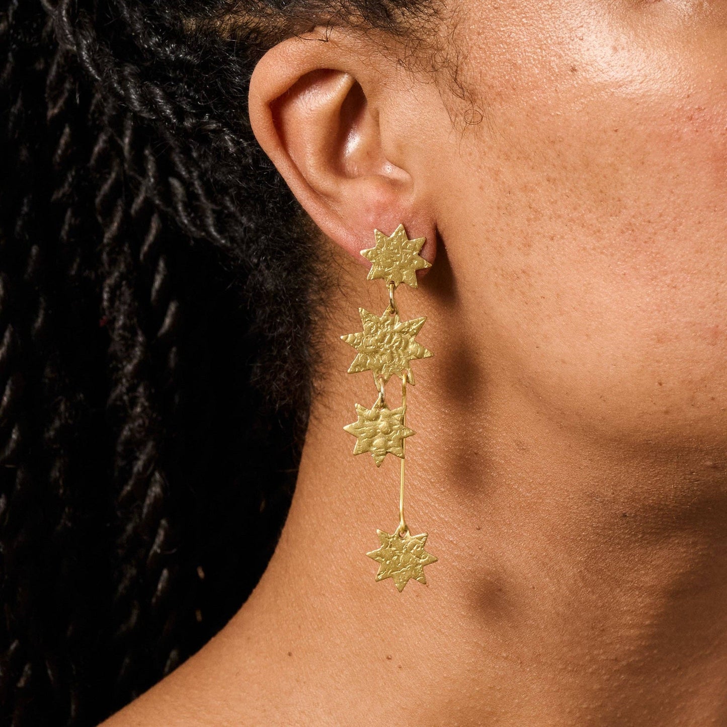 Girana Star Shower Post Earrings