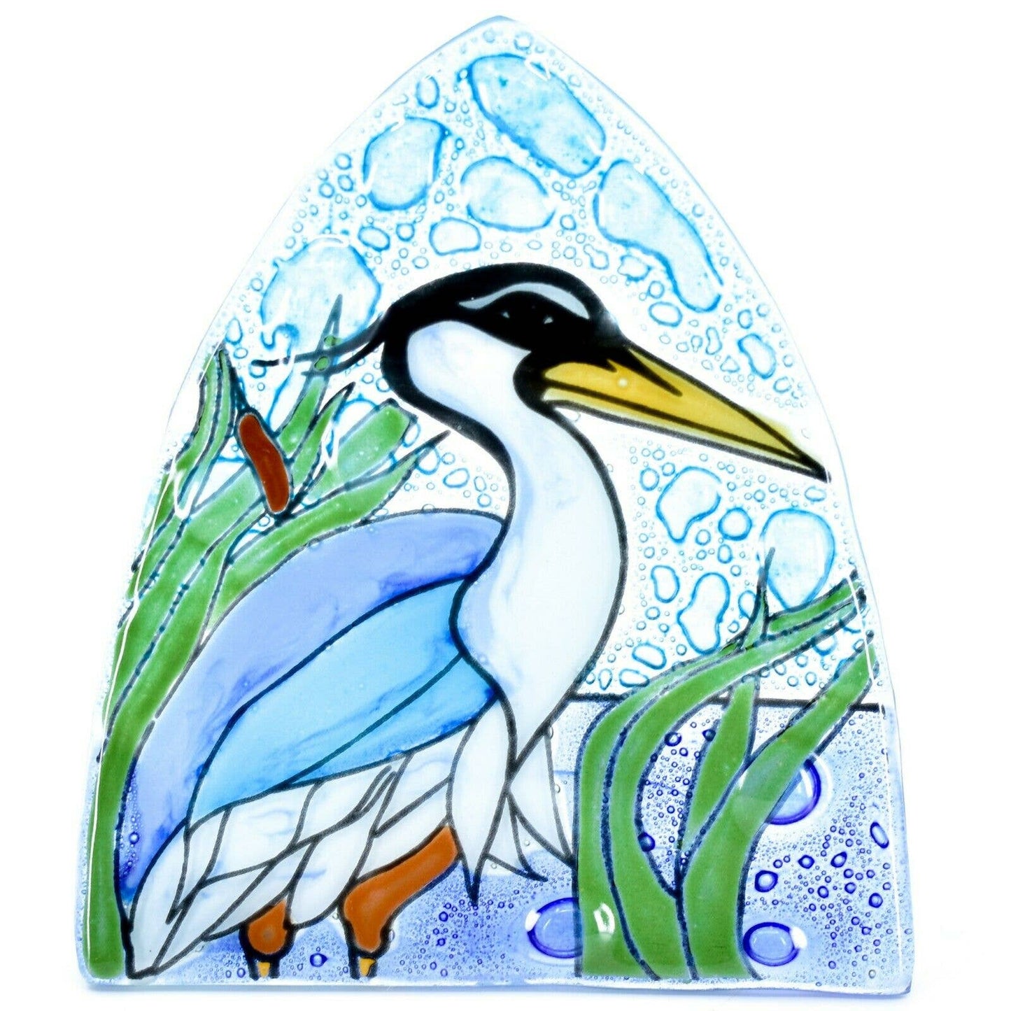 Blue Heron - Recycled Glass Nightlight