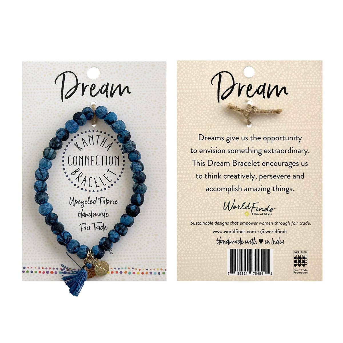 Dream • Kantha Connection Bracelet