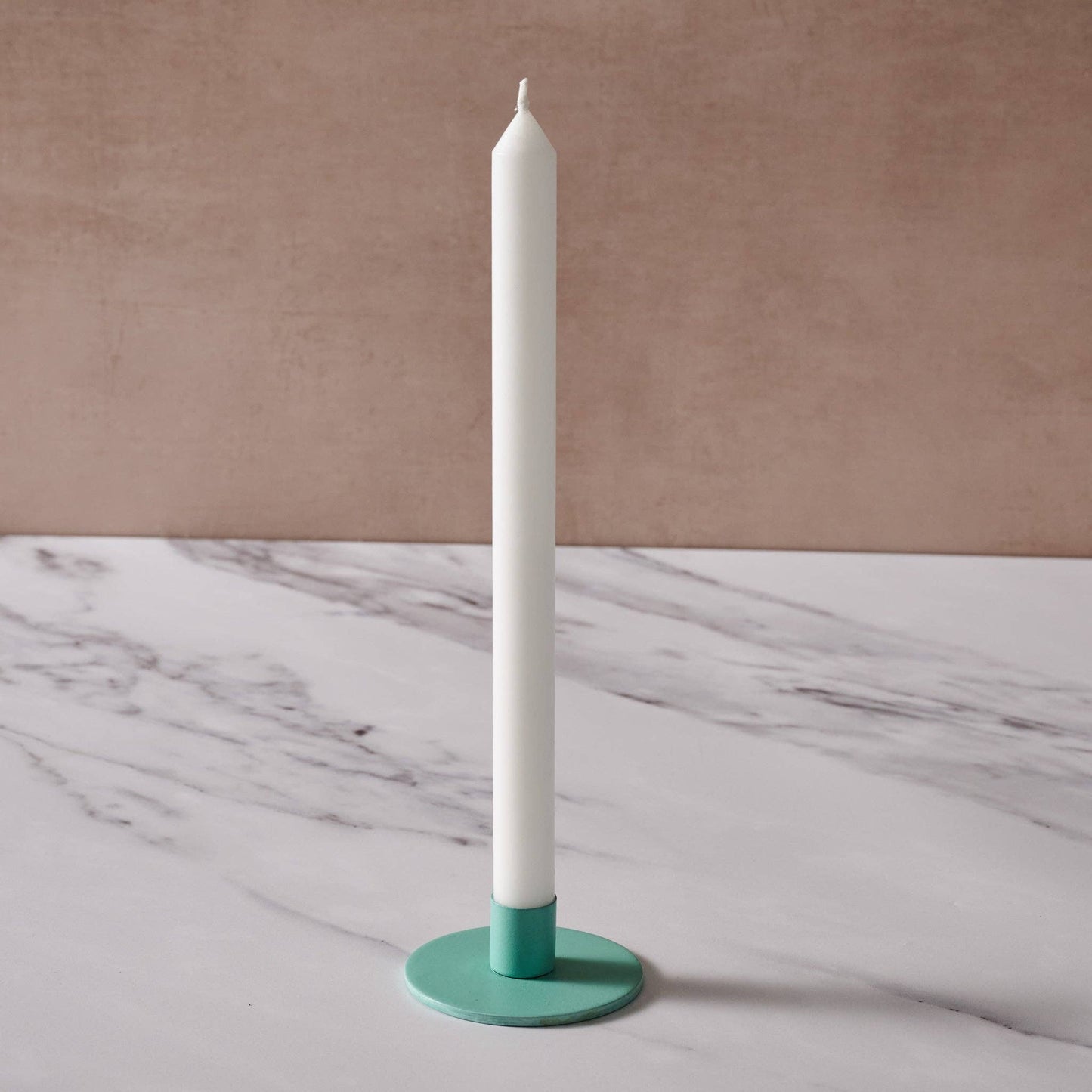 Kasi Round Taper Candle Holder - Turquoise