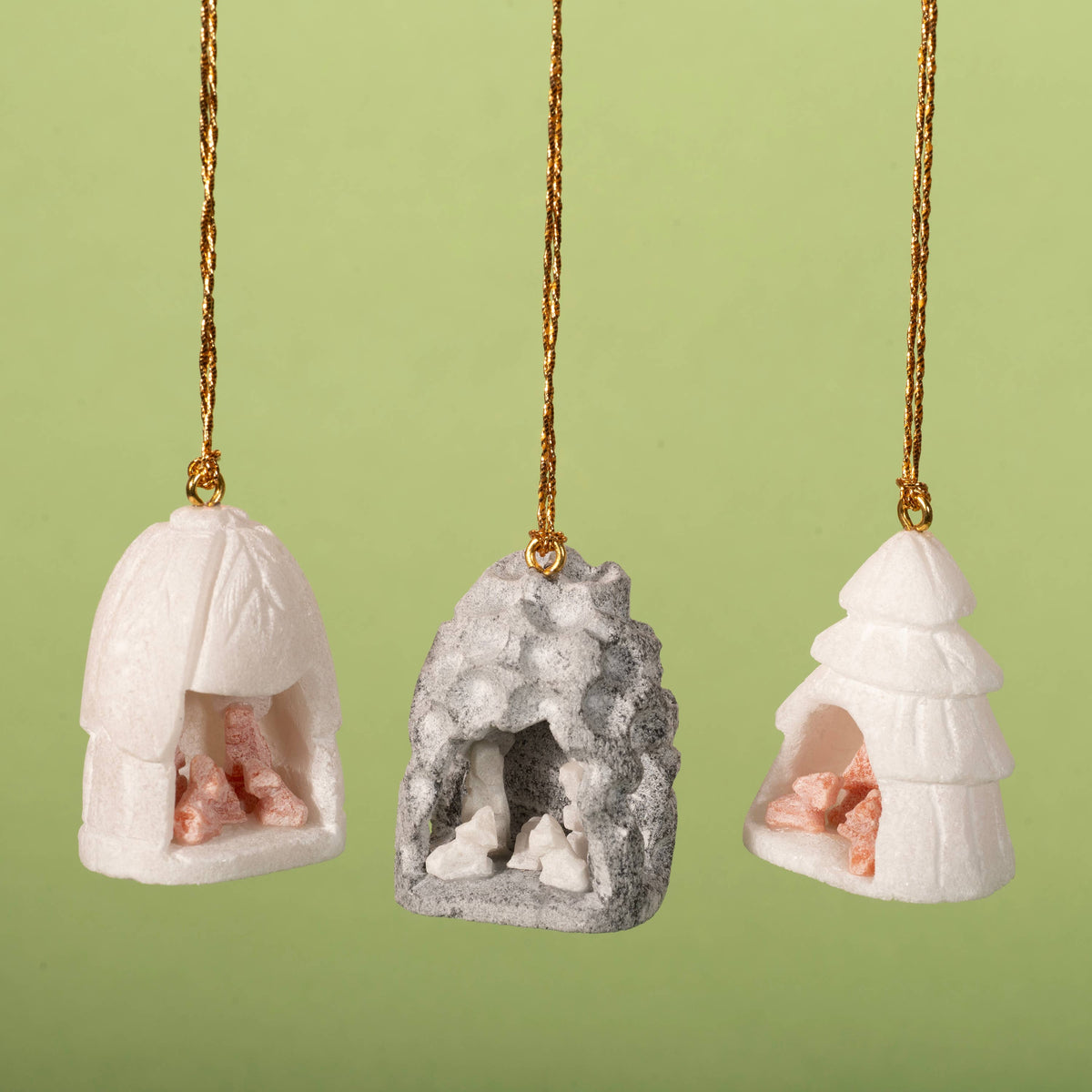 Mini Nativity Ornament - Alabaster Carving