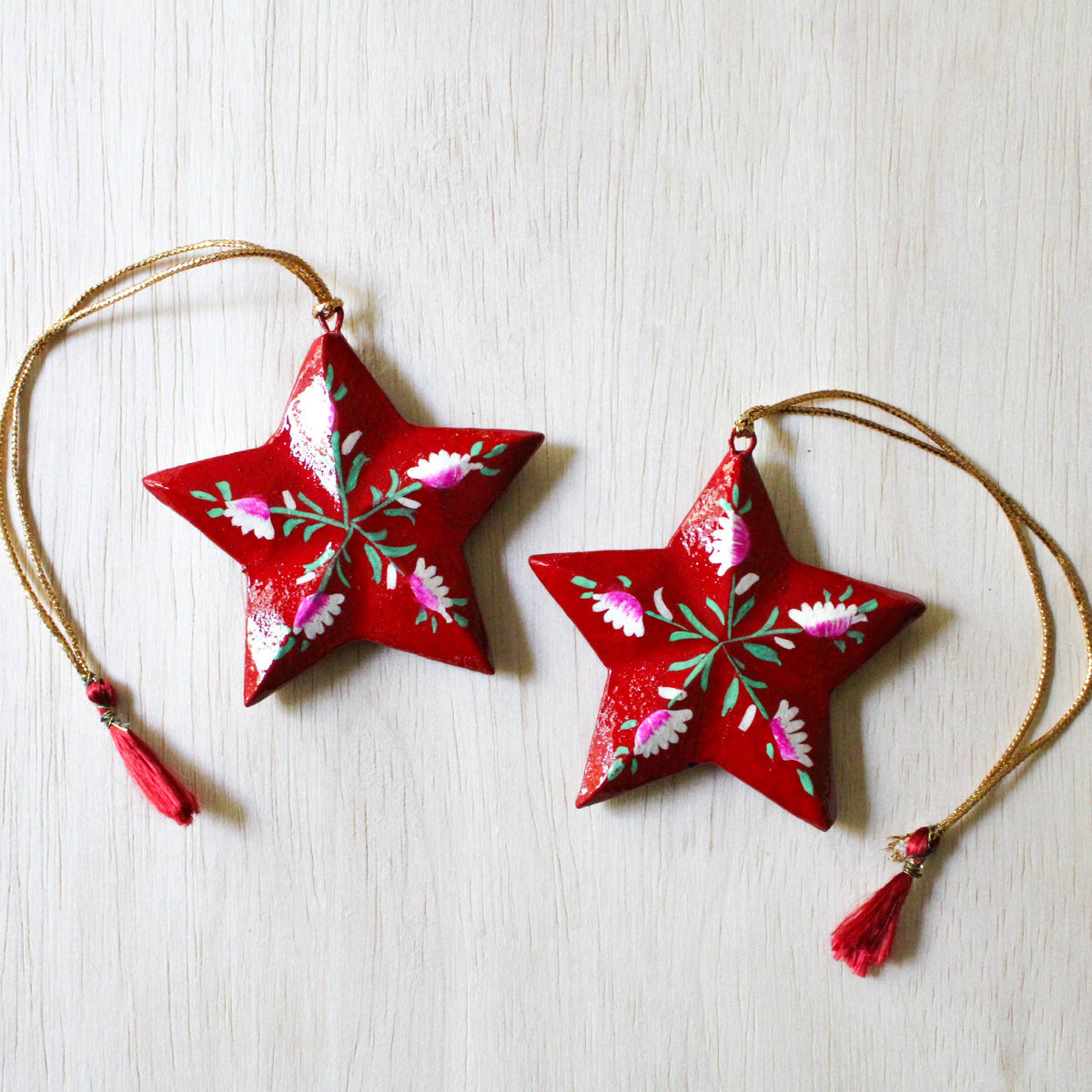 Paper Mache Star Ornament