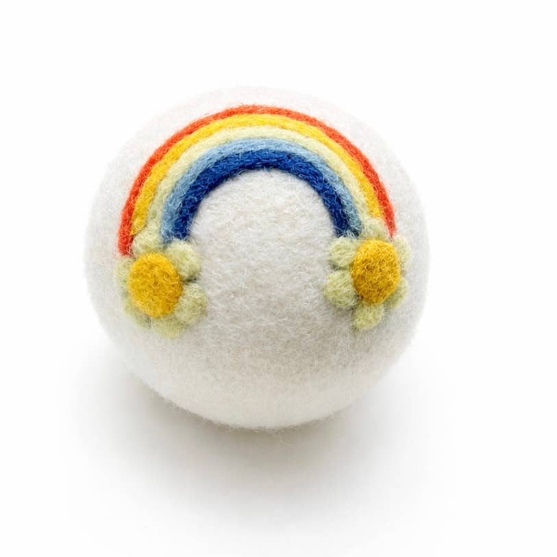 Earth • Sun • Rainbow: Eco Wool Dryer Balls