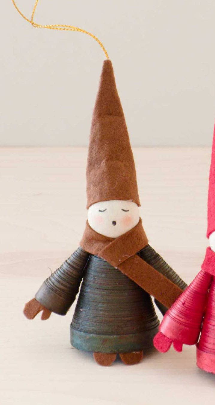 Elf Buri Ornament - Olive