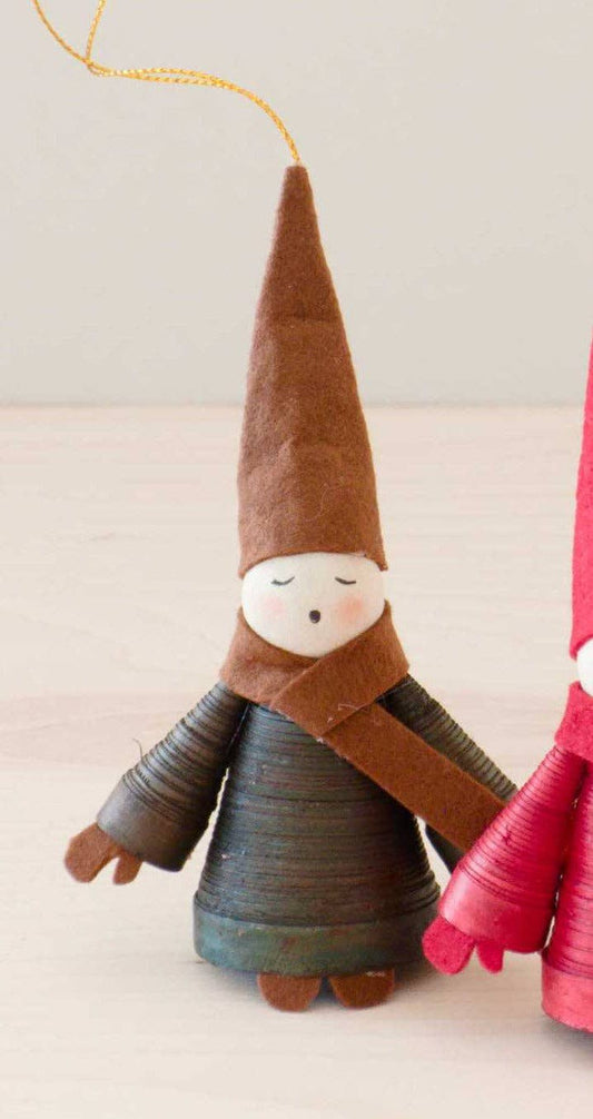Elf Buri Ornament - Olive