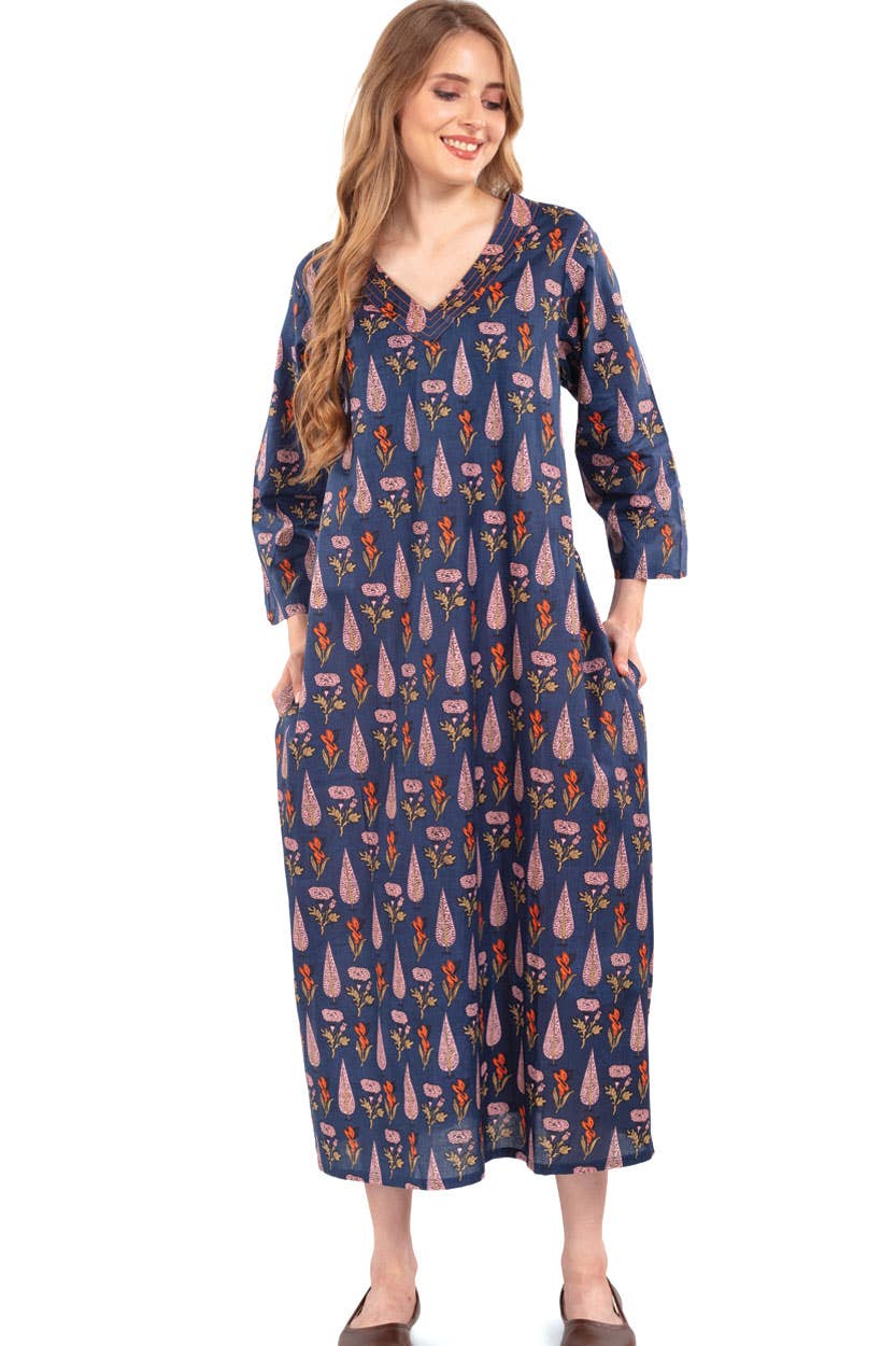 Maya Cotton Caftan