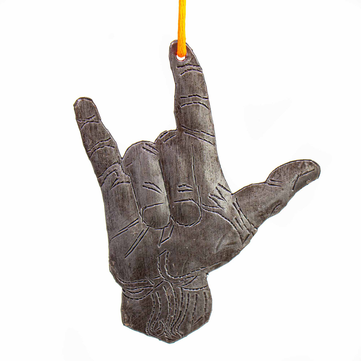 Love you Sign Metal Drum Ornament
