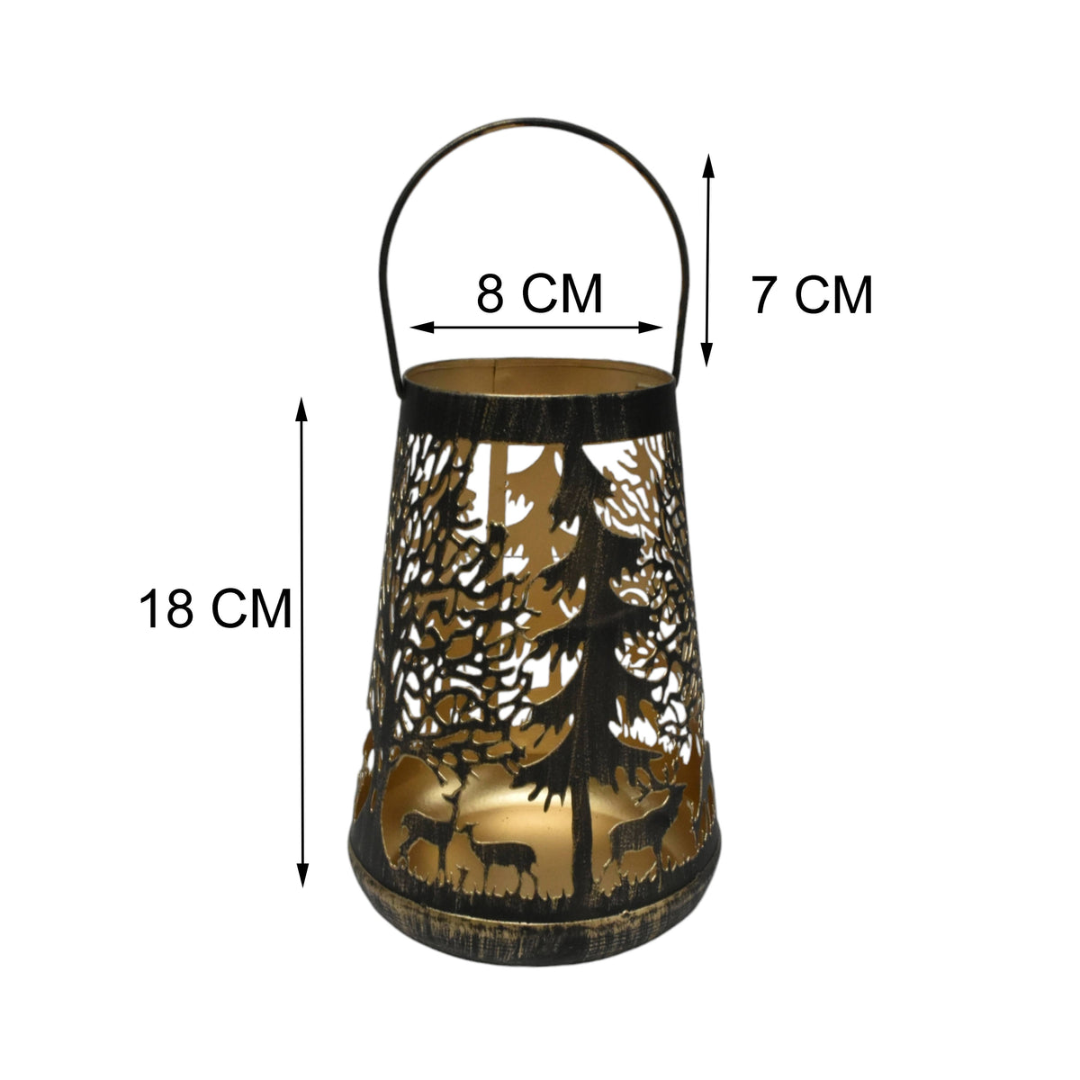 In The Woods Iron Lantern
