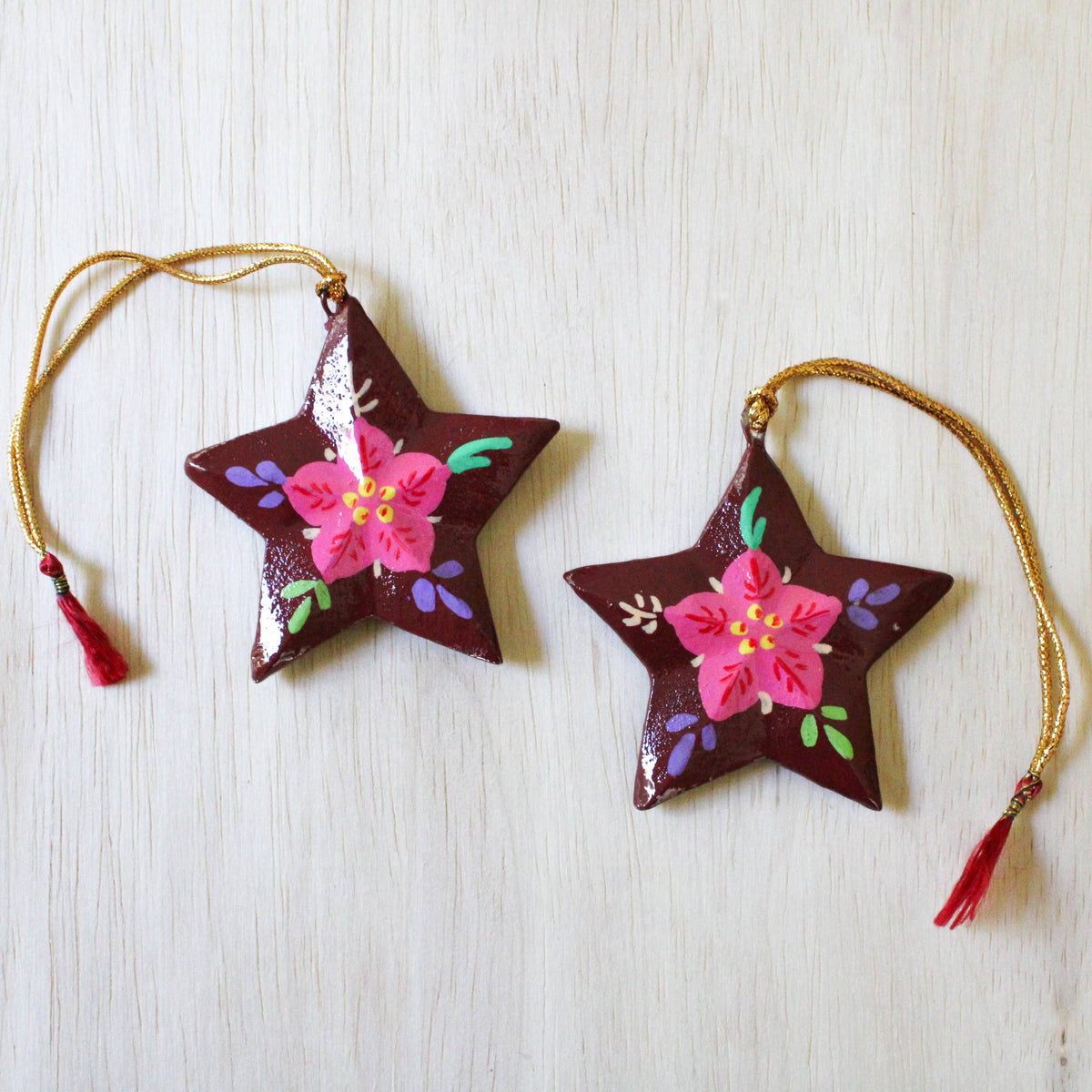 Paper Mache Star Ornament
