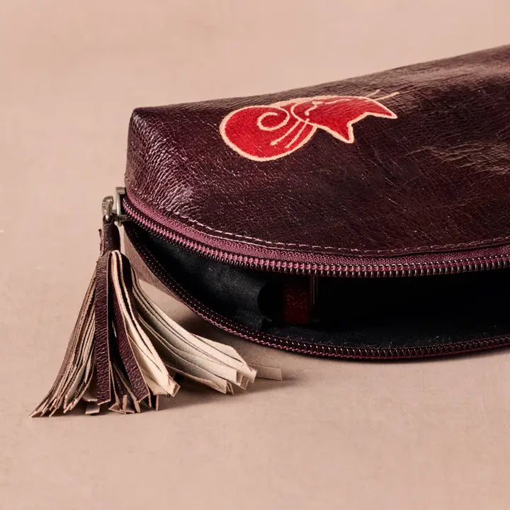 Kittee Leather Drop-in Bag