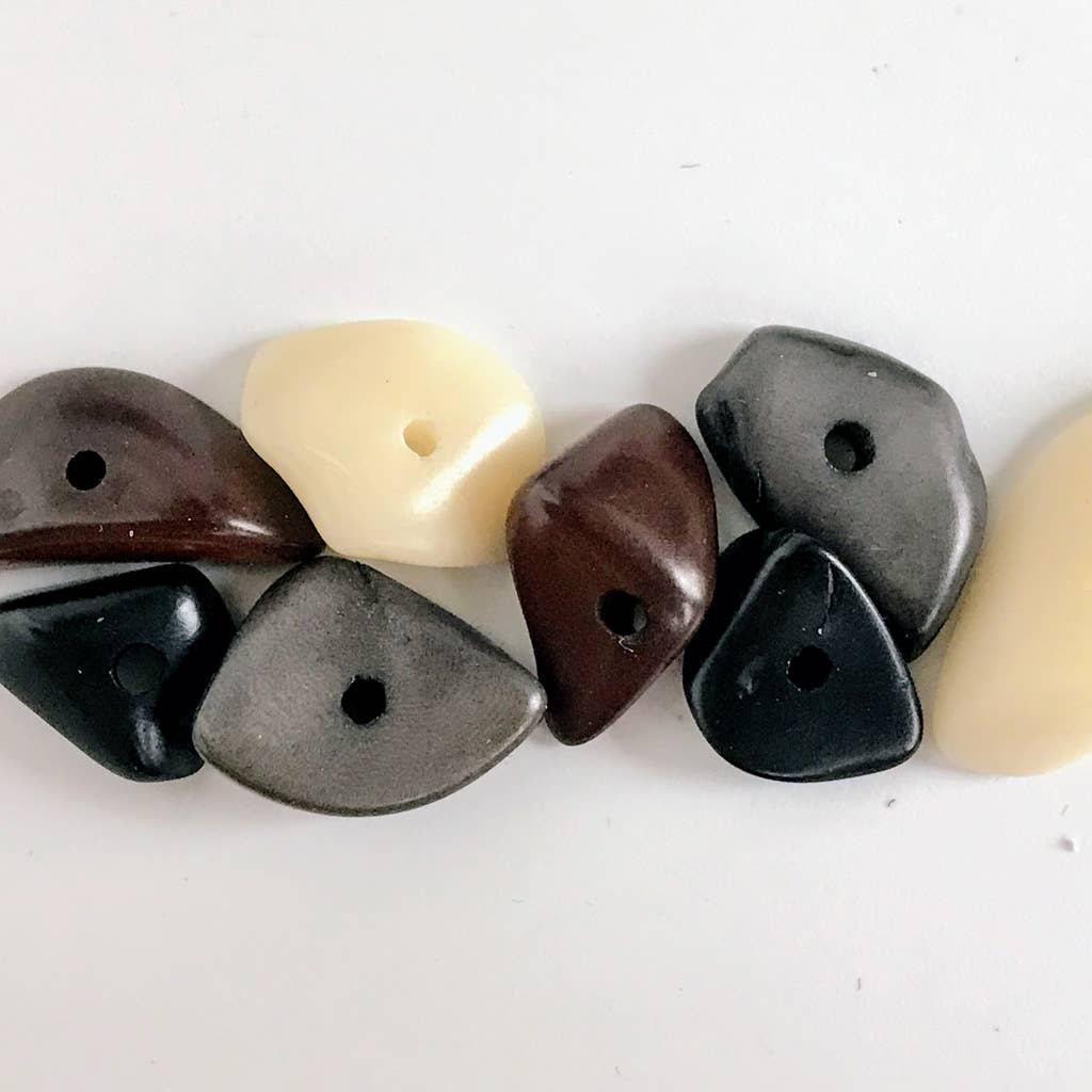 Tagua 5 Fragments Cascade Lua Earrings