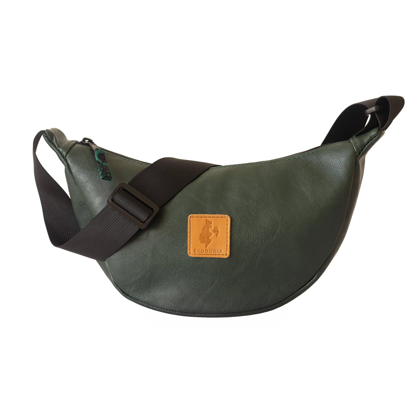 Round Mini Shoulder Bag – Vegan Leather, Assorted Colors