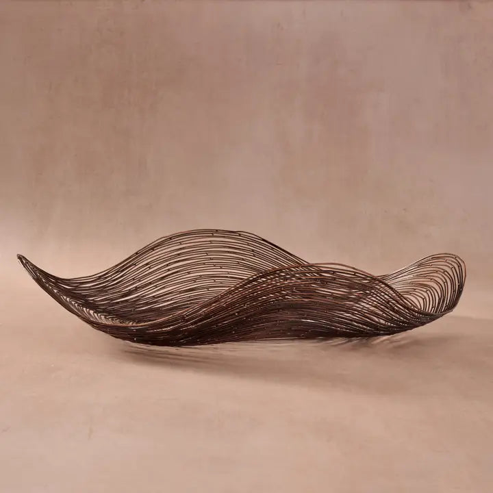 Lahar Wavy Wire Bowl