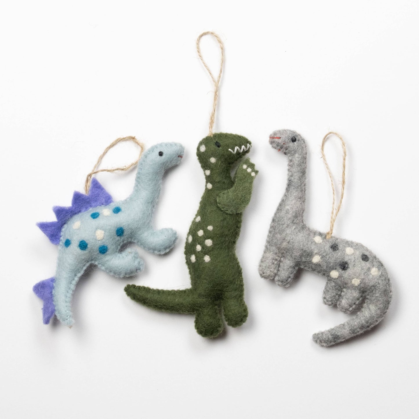 Felt Dinosaur Ornament - Assorted