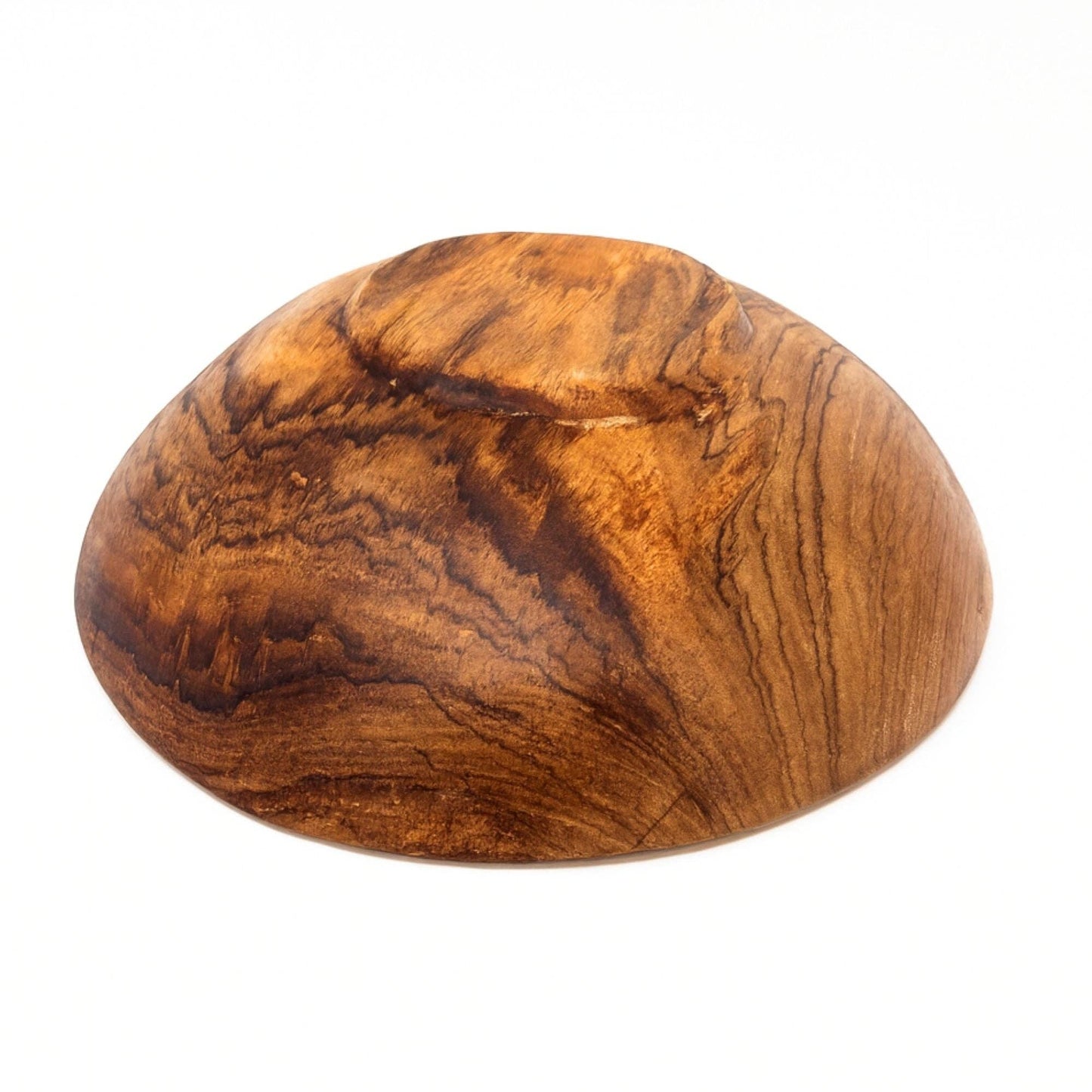 Large Round Olive Wood Divided Serving Platter