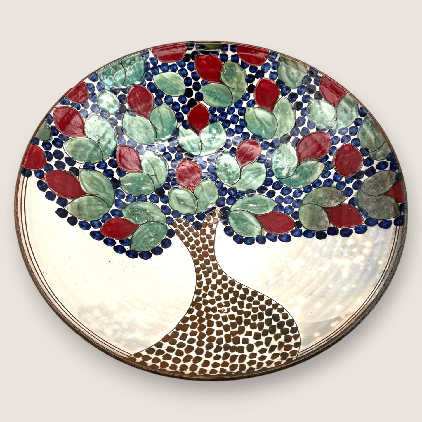 Fruit Tree Pottery Platter