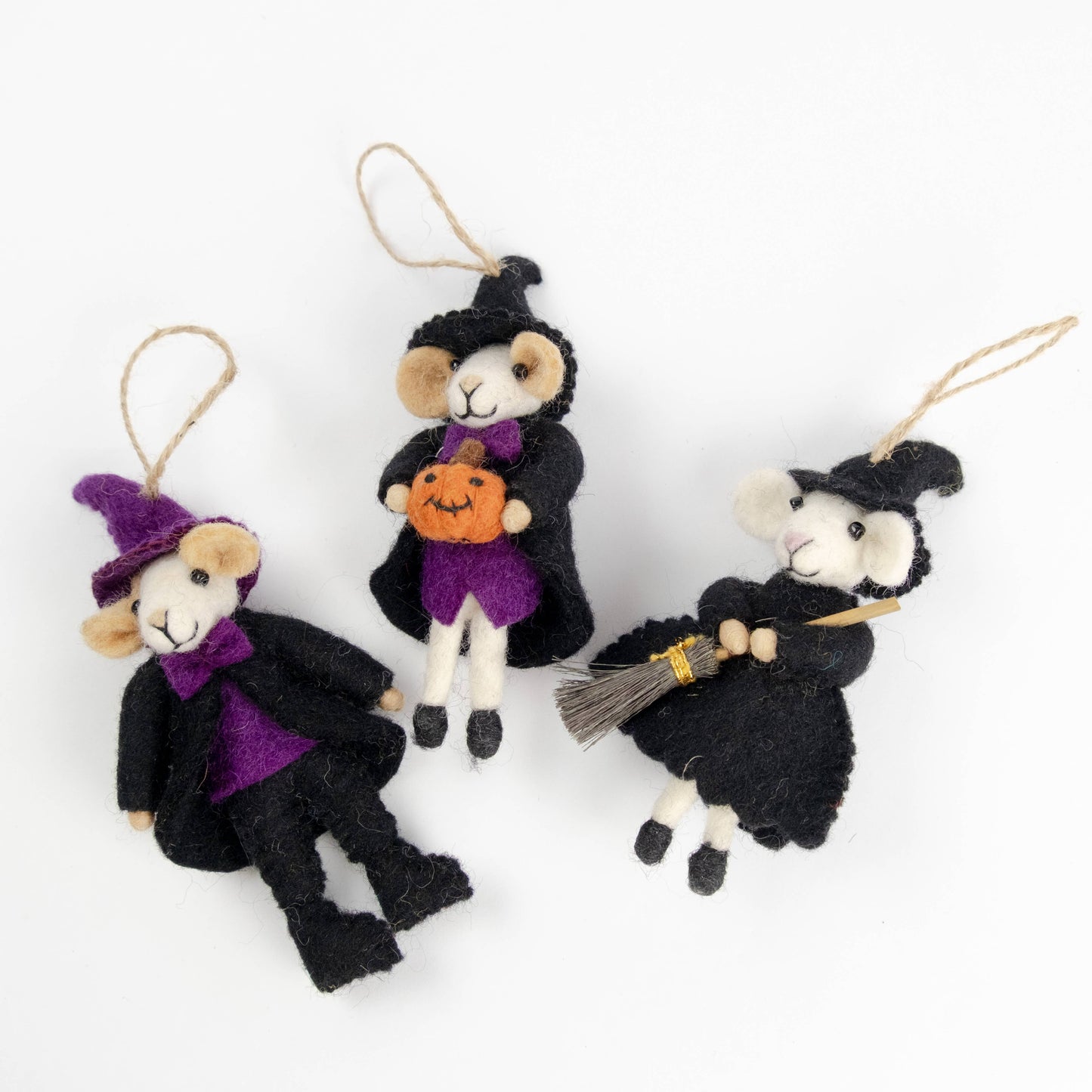 Halloween Mice Ornament - Assorted