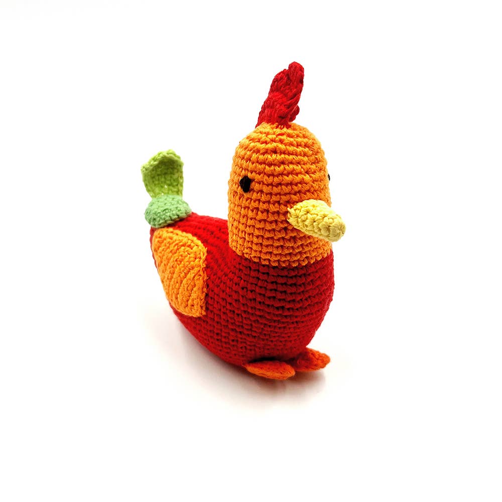 Rooster Baby Rattle