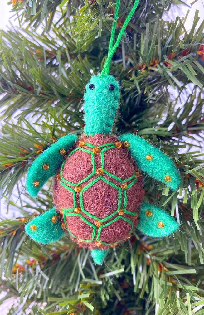 Felt Sea Turtle Ornament