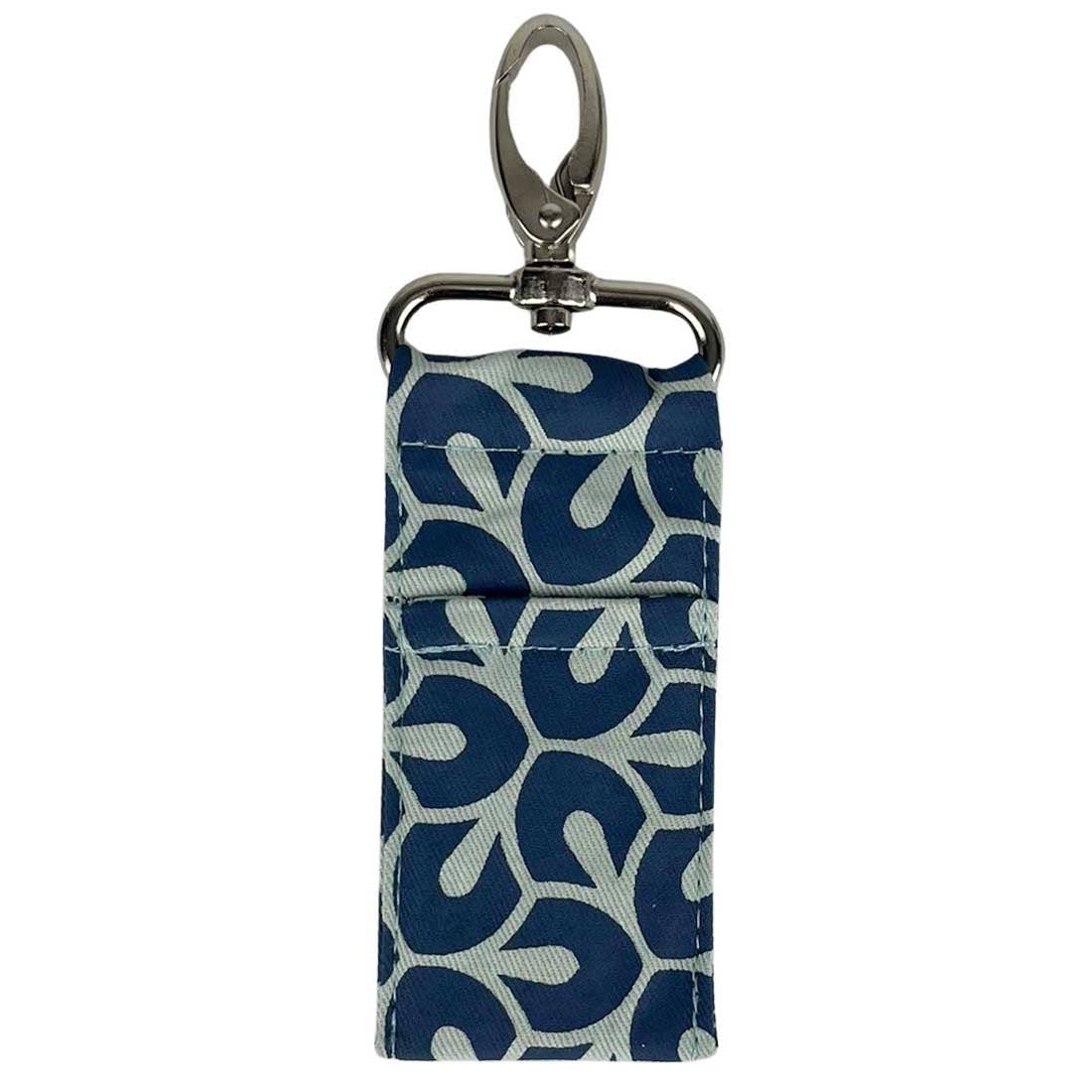 Lip Balm Bag - Lip Balm Holder - Lip Balm Clip -  Leaf Print
