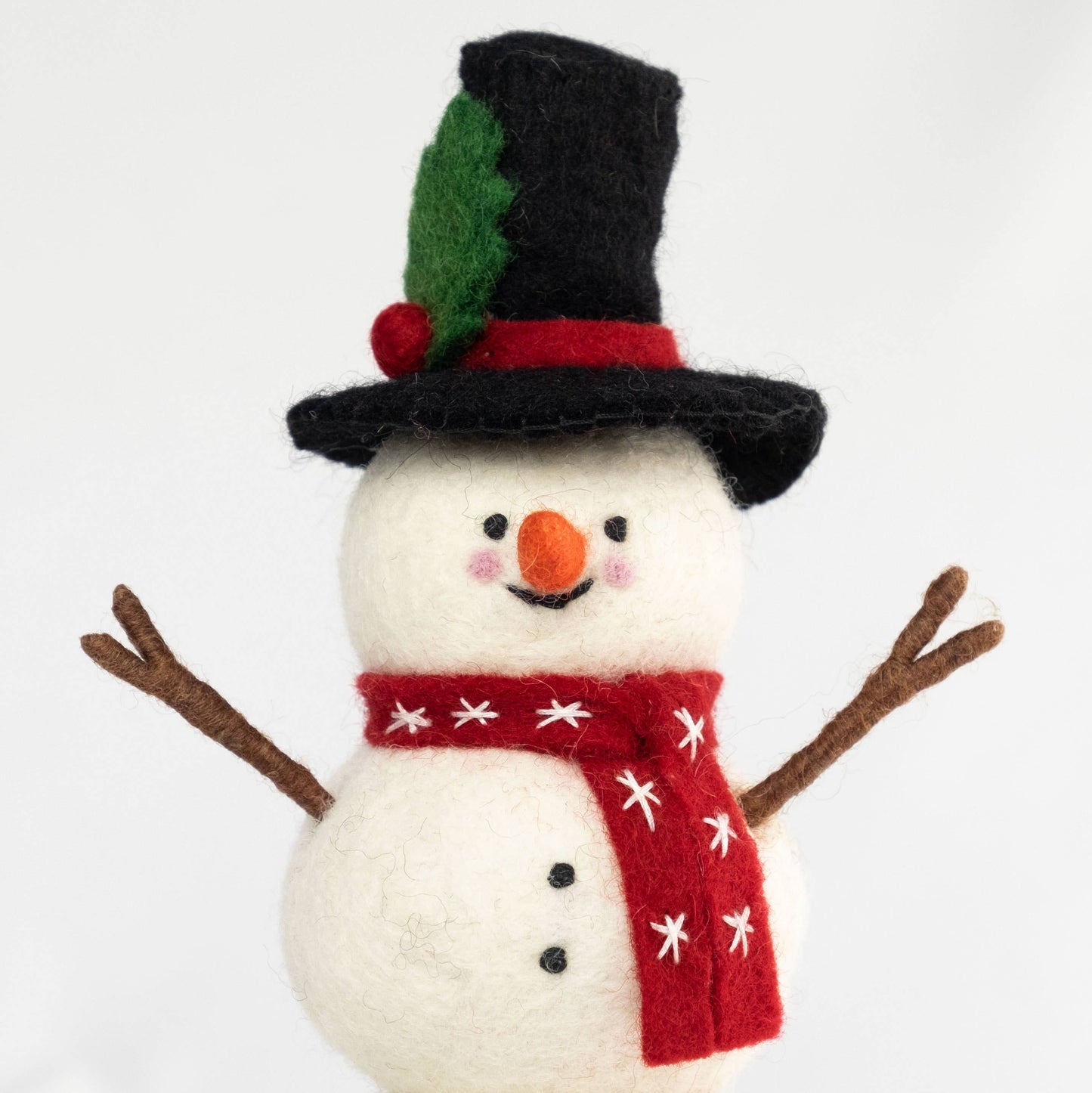 Felt Snowman - Red Scarf