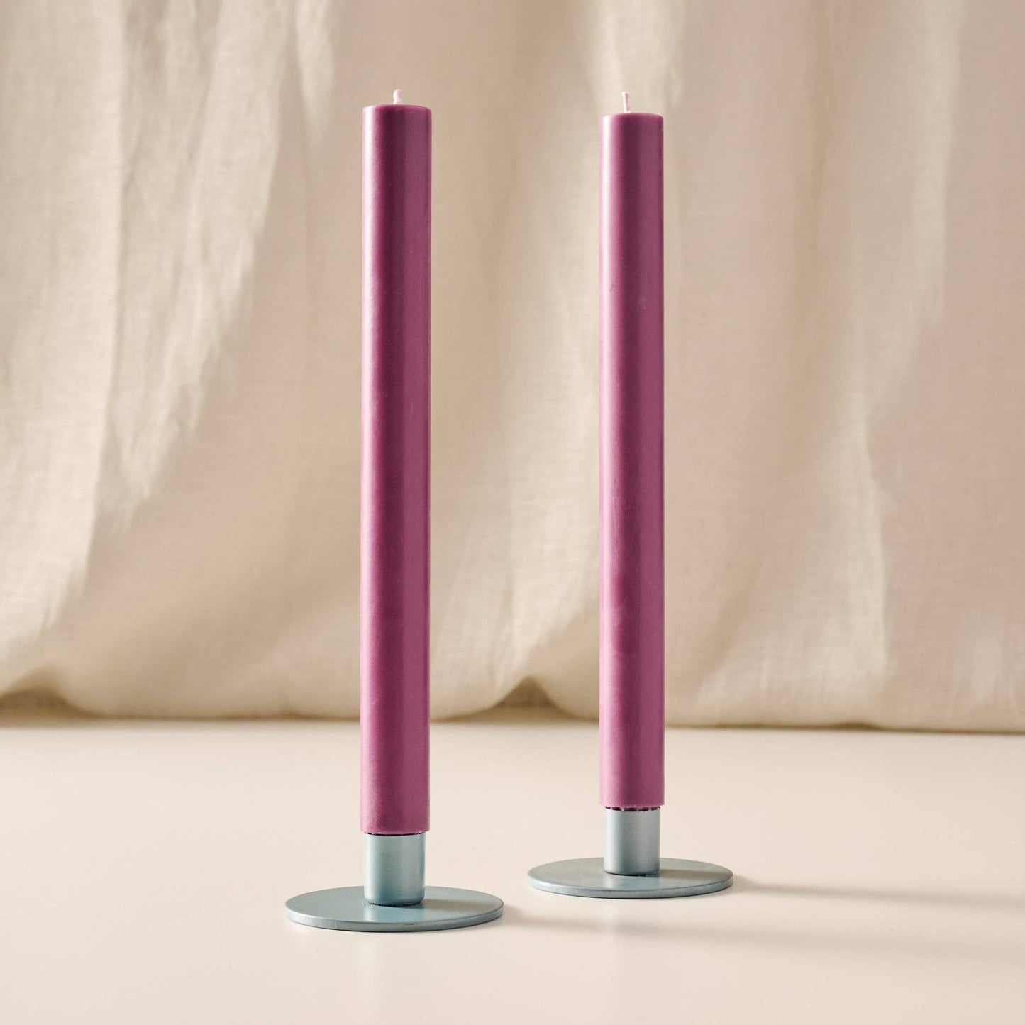 Cahya Blackberry Palm Wax Dinner Candles - Set of 2