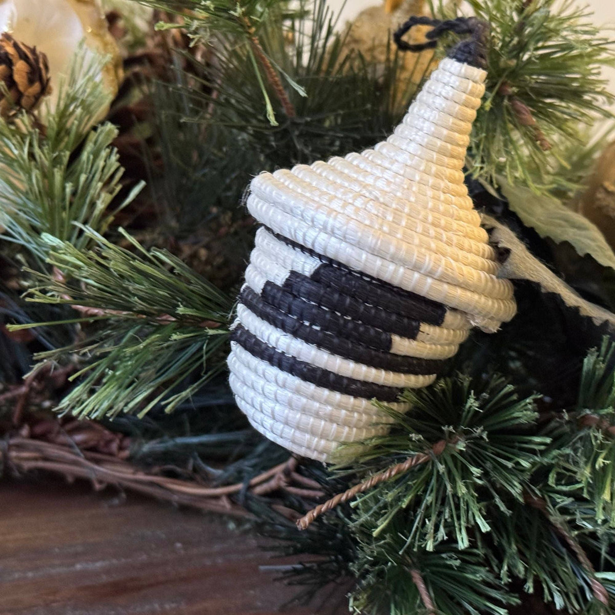 Rwanda Woven Basket Ornaments - Assorted