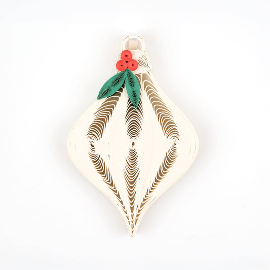 Christmas Quilled Ornament