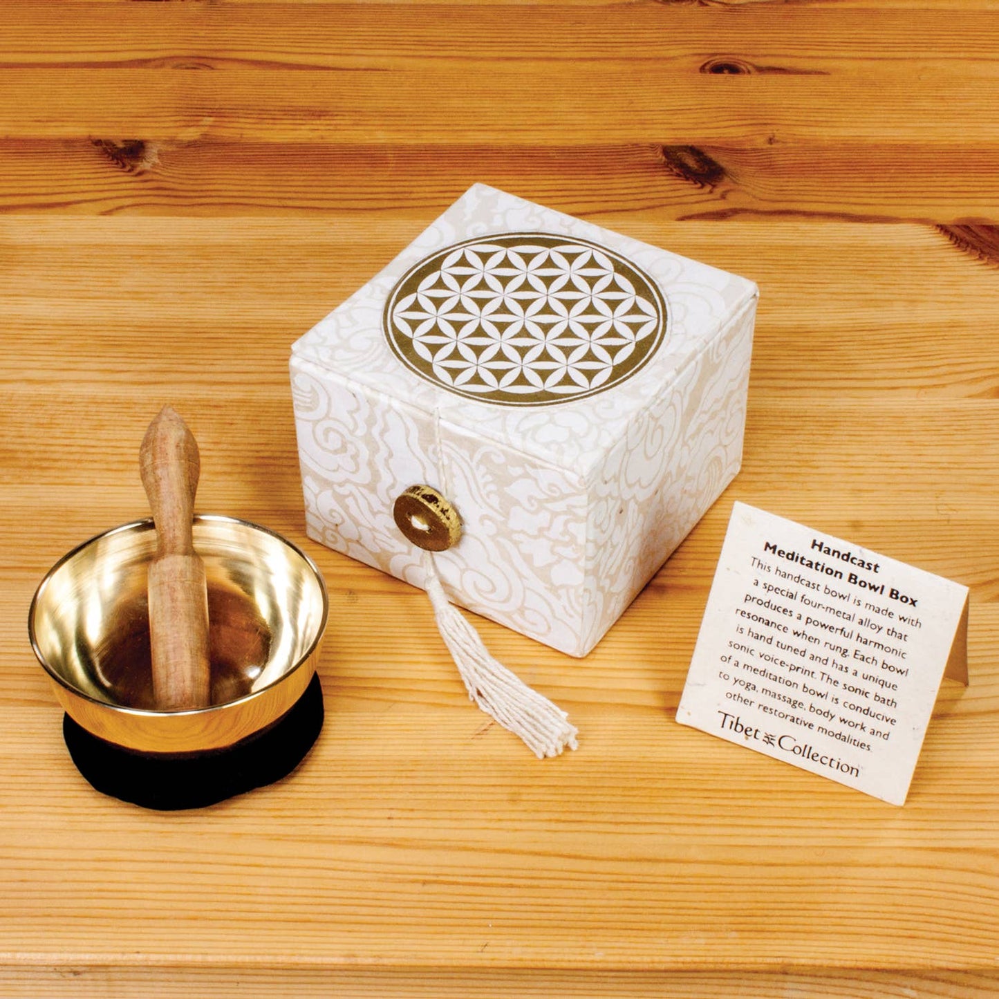 3" Flower Of Life Meditation Bowl Box
