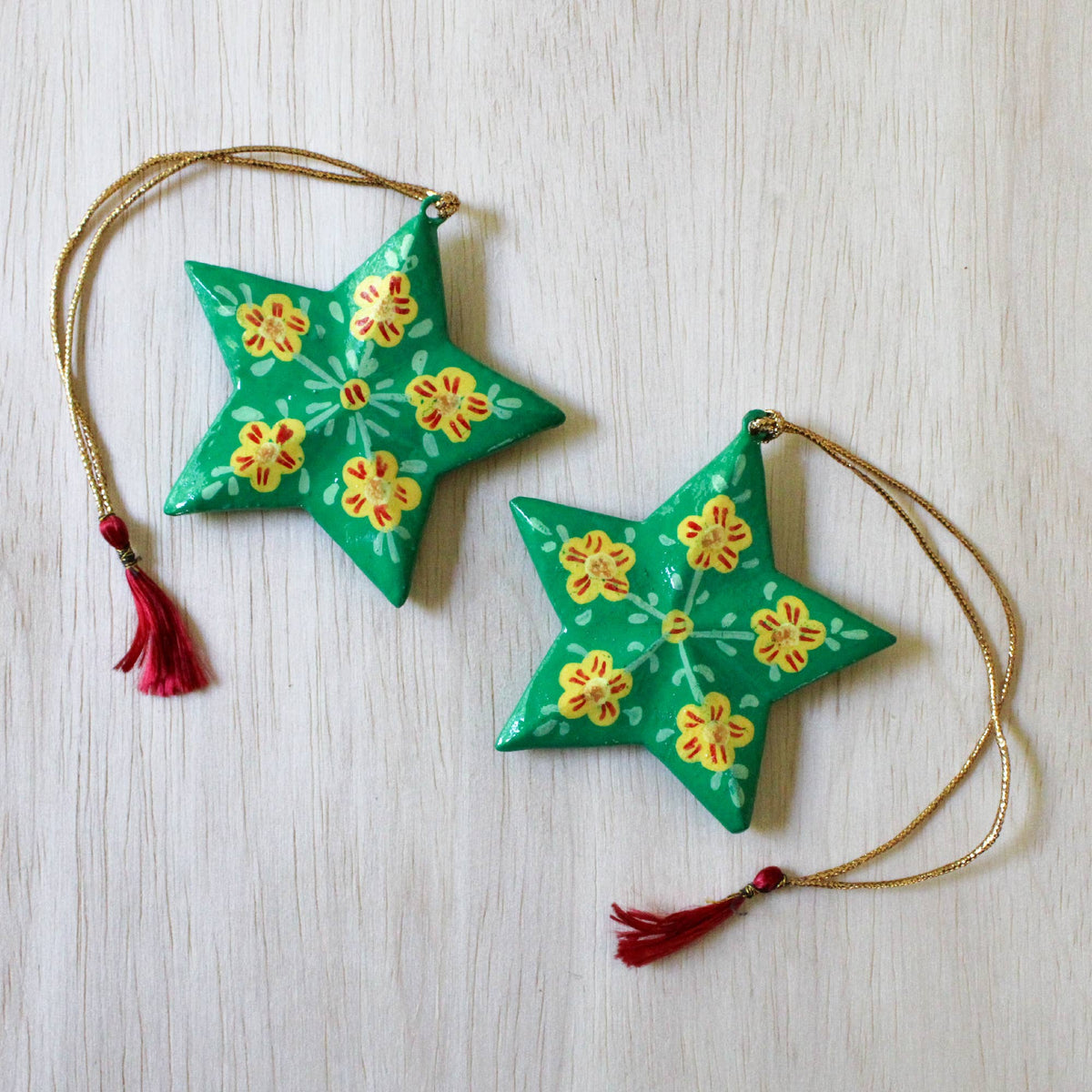 Paper Mache Star Ornament