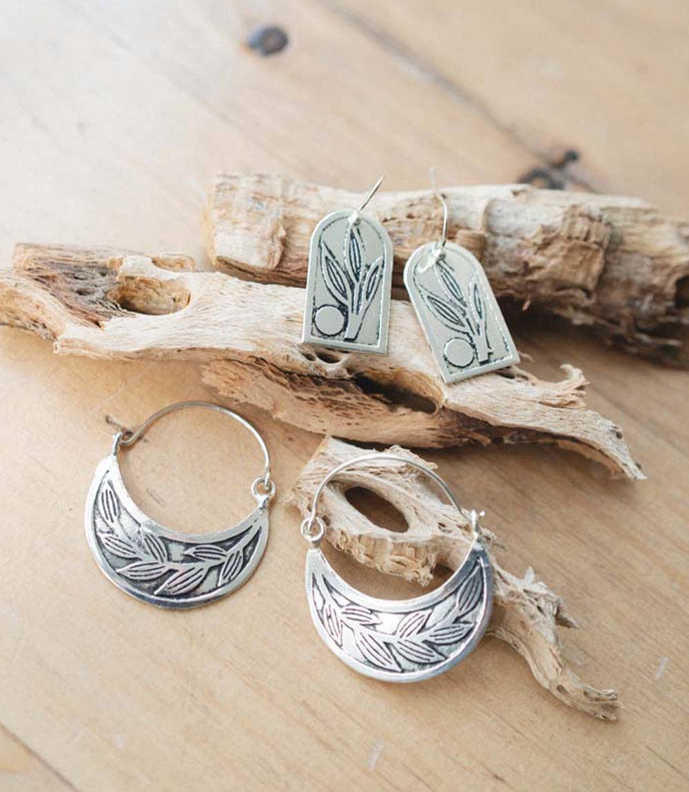 Patra Vine Hoop Earrings