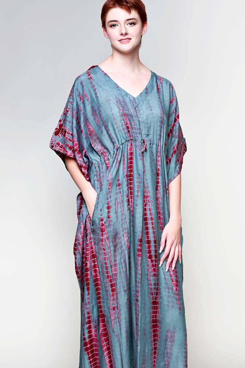 Shibori Caftans