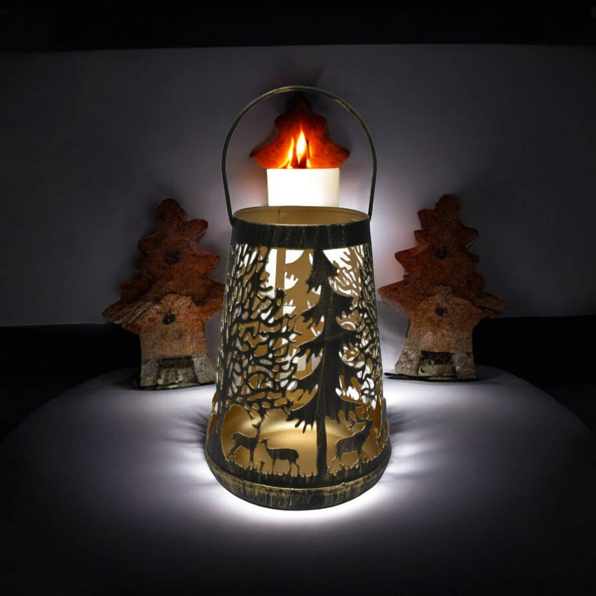 In The Woods Iron Lantern