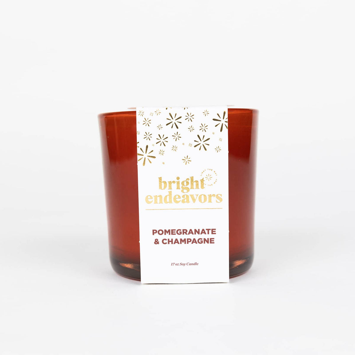 17oz Glass Pomegranate & Champagne Soy Candle