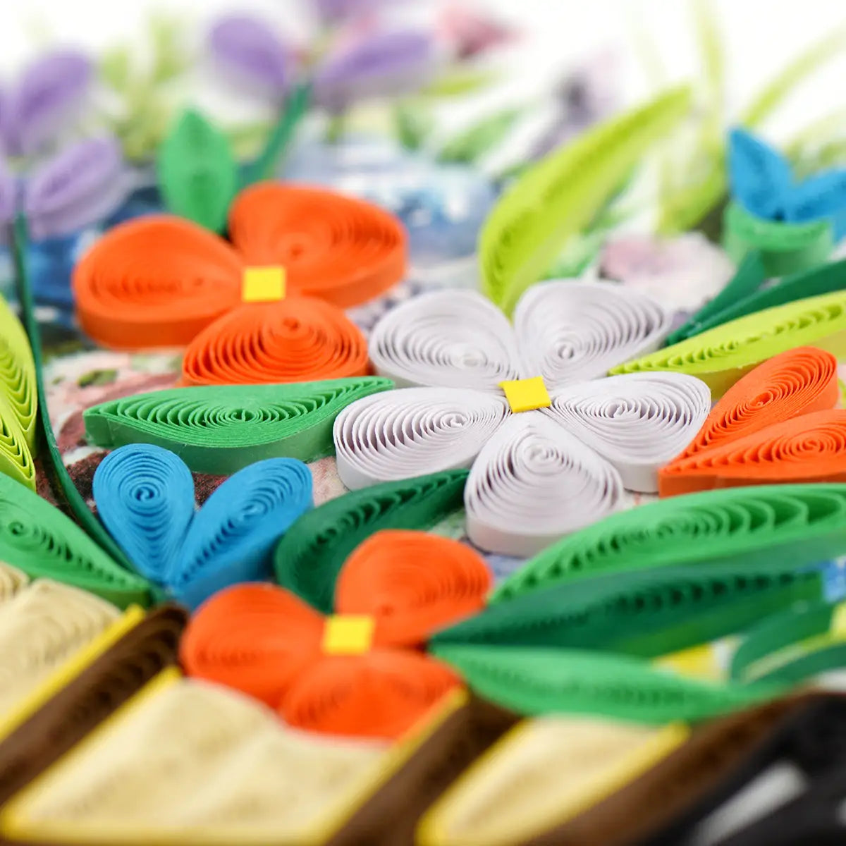 Quilled Wheelbarrow Greeting Card
