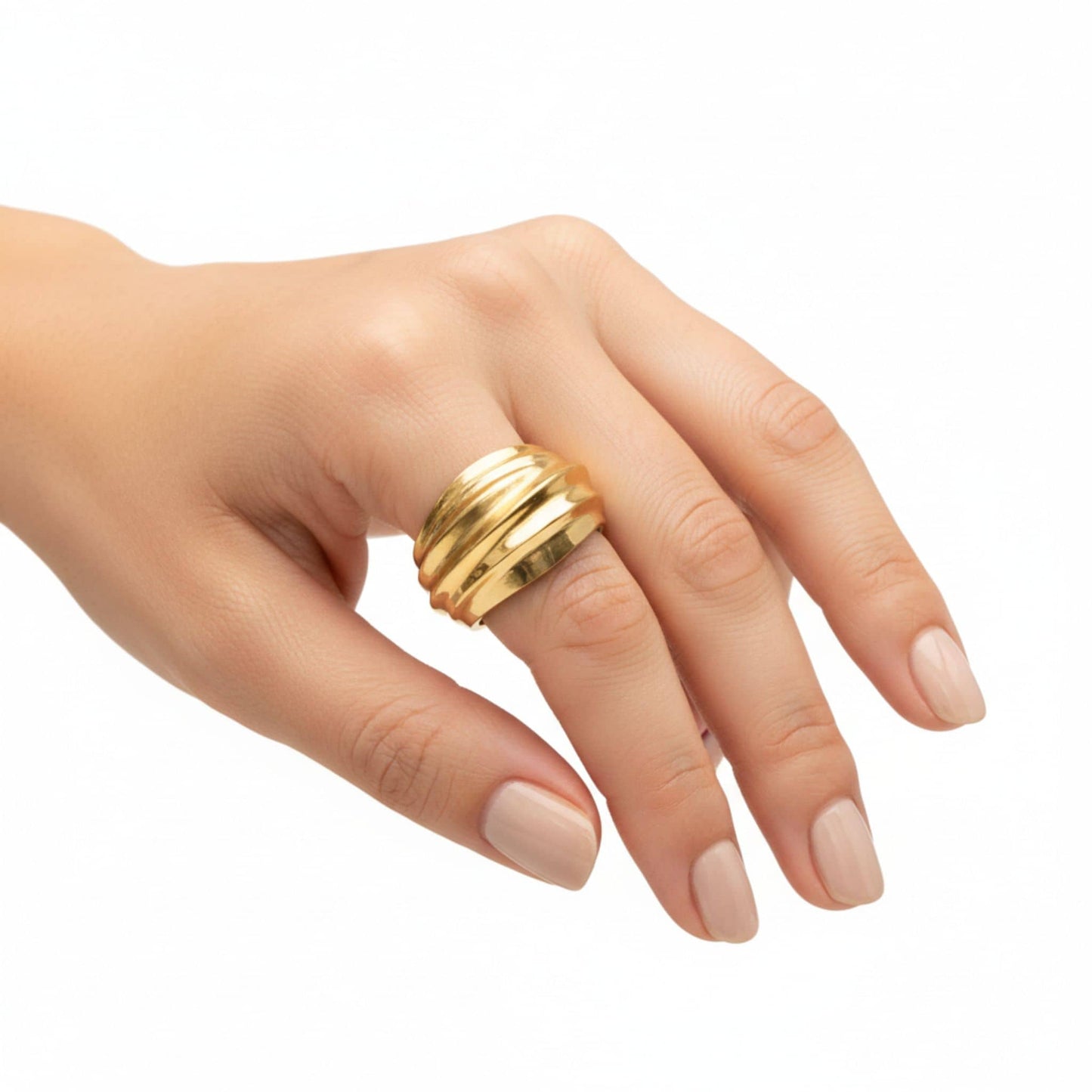 Layered Dome Ring | Tena