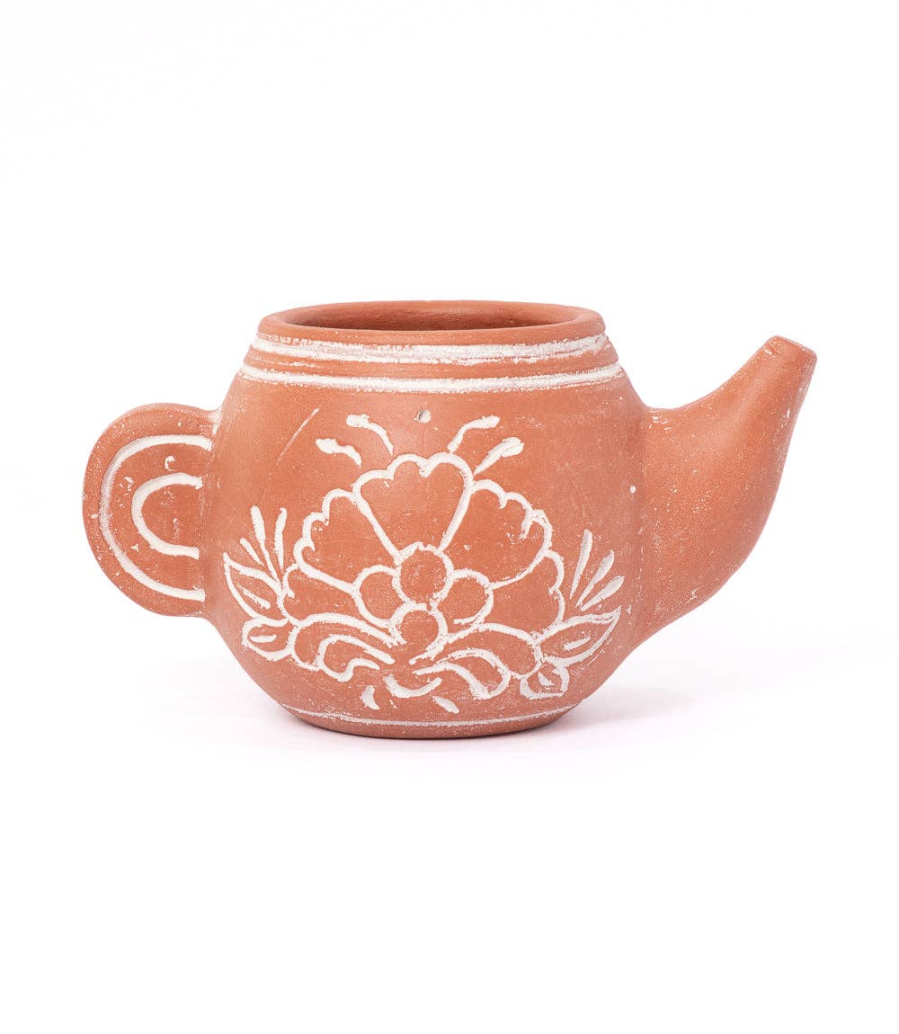 Vasanta Terracotta Planter - Teapot