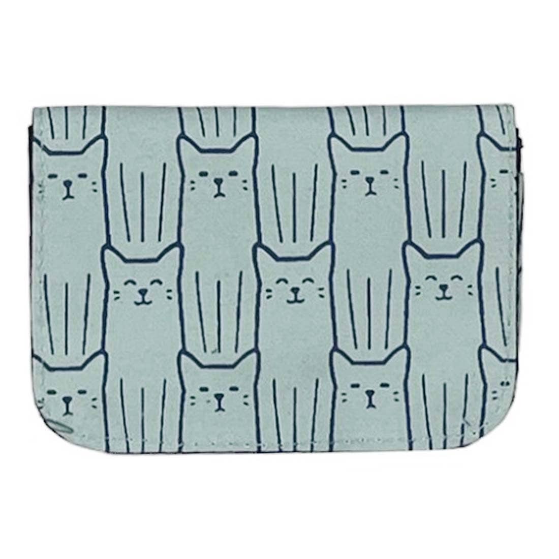 Cotton Canvas Cardholders - Cat Prints