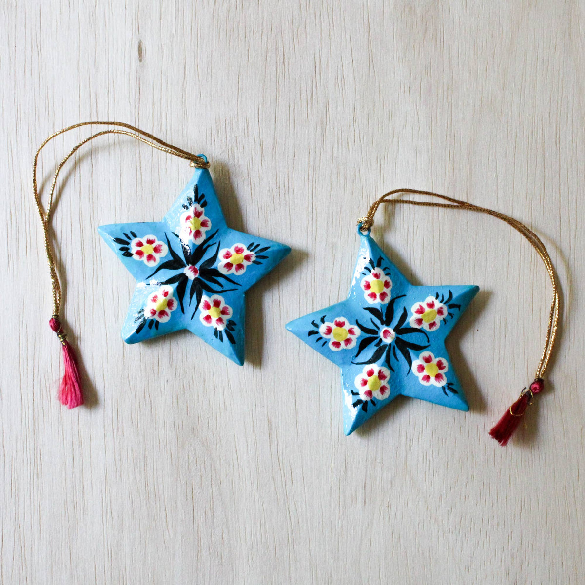 Paper Mache Star Ornament
