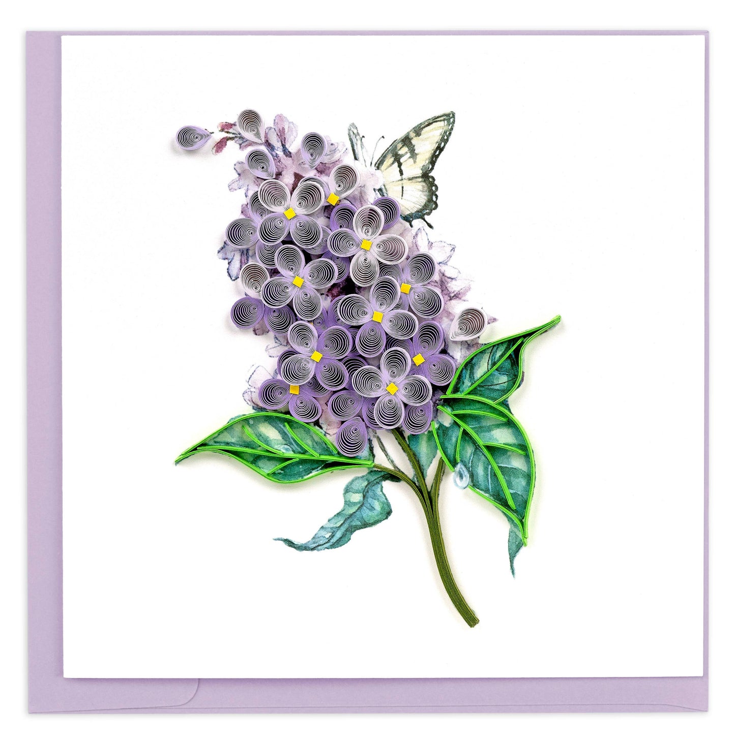 Quilled Lilac Flowers