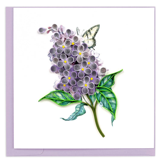 Quilled Lilac Flowers