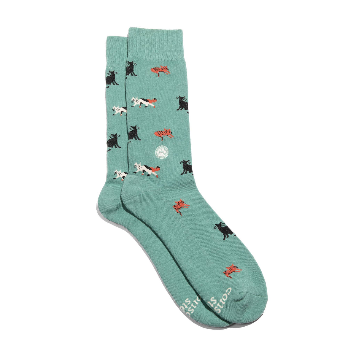 Socks that Save Cats | Teal Cats
