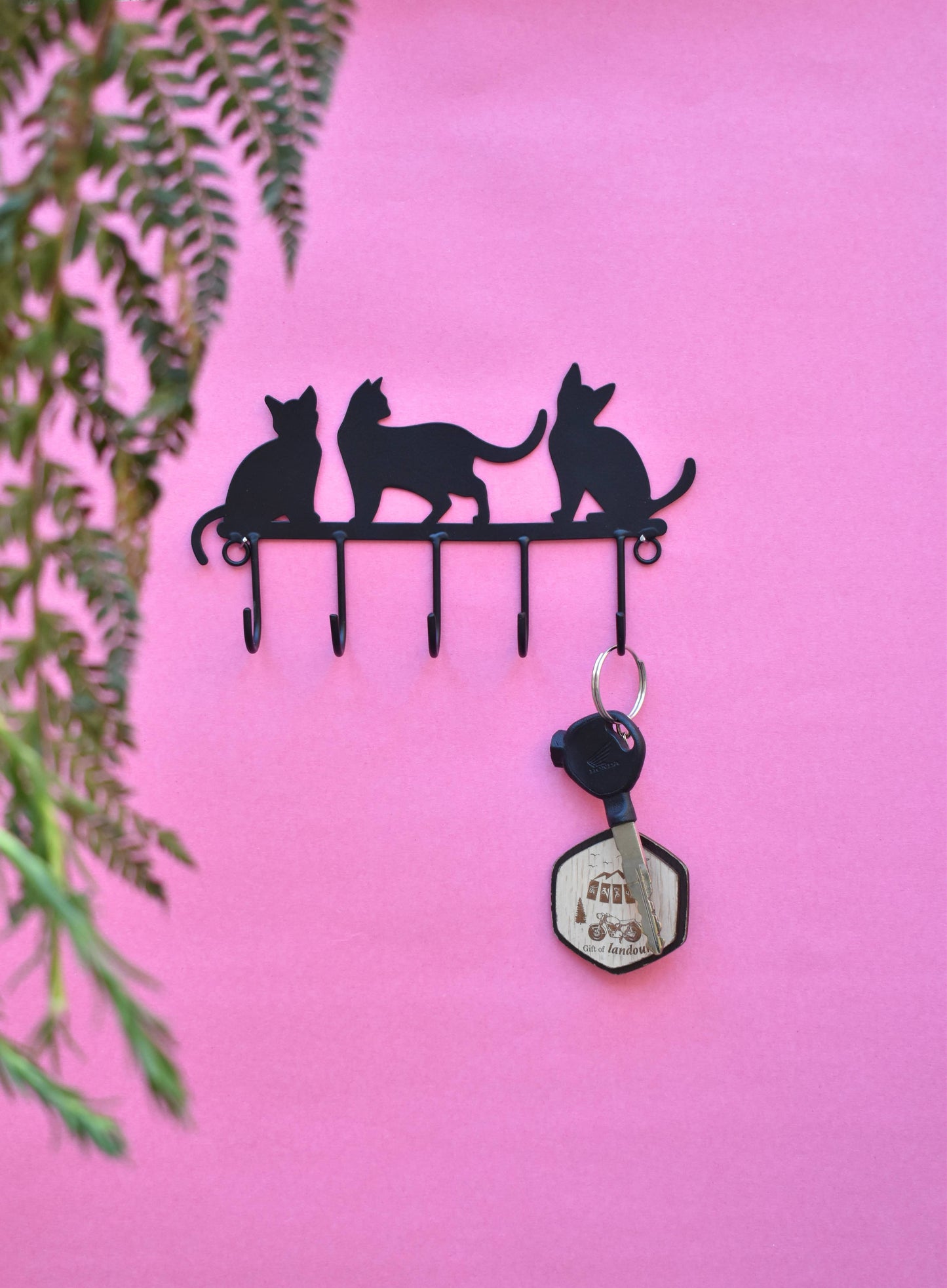 Cats Iron Wall Hook