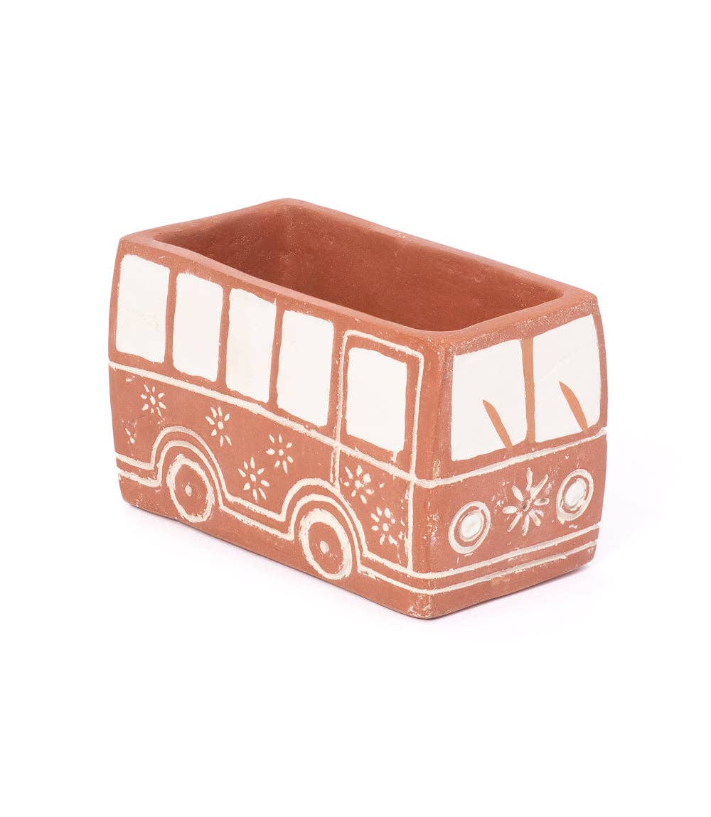 Vasanta Terracotta Planter - Bus