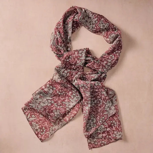 Mala Vine Chiffon Scarf