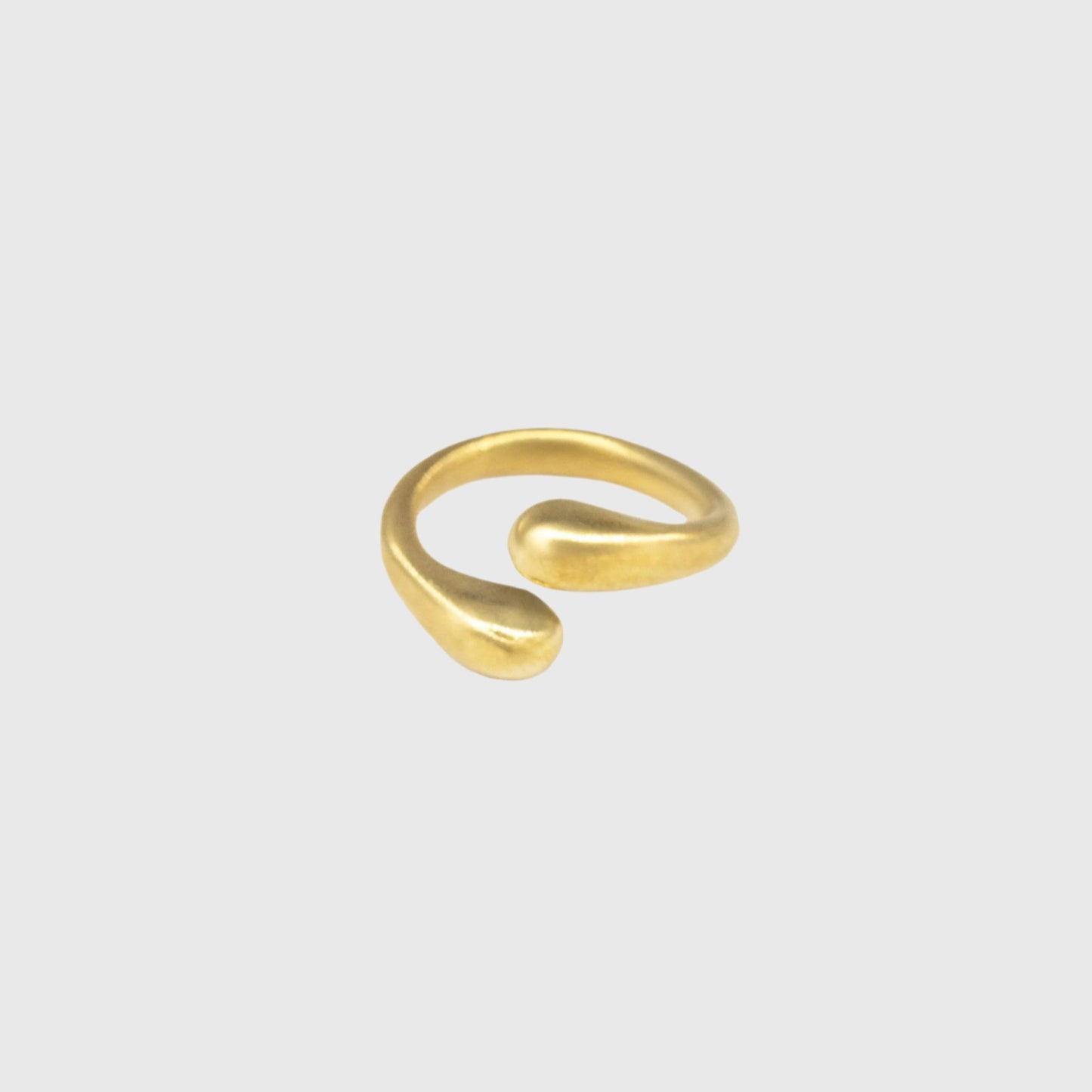 Sana Brass Adjustable Wrap Ring