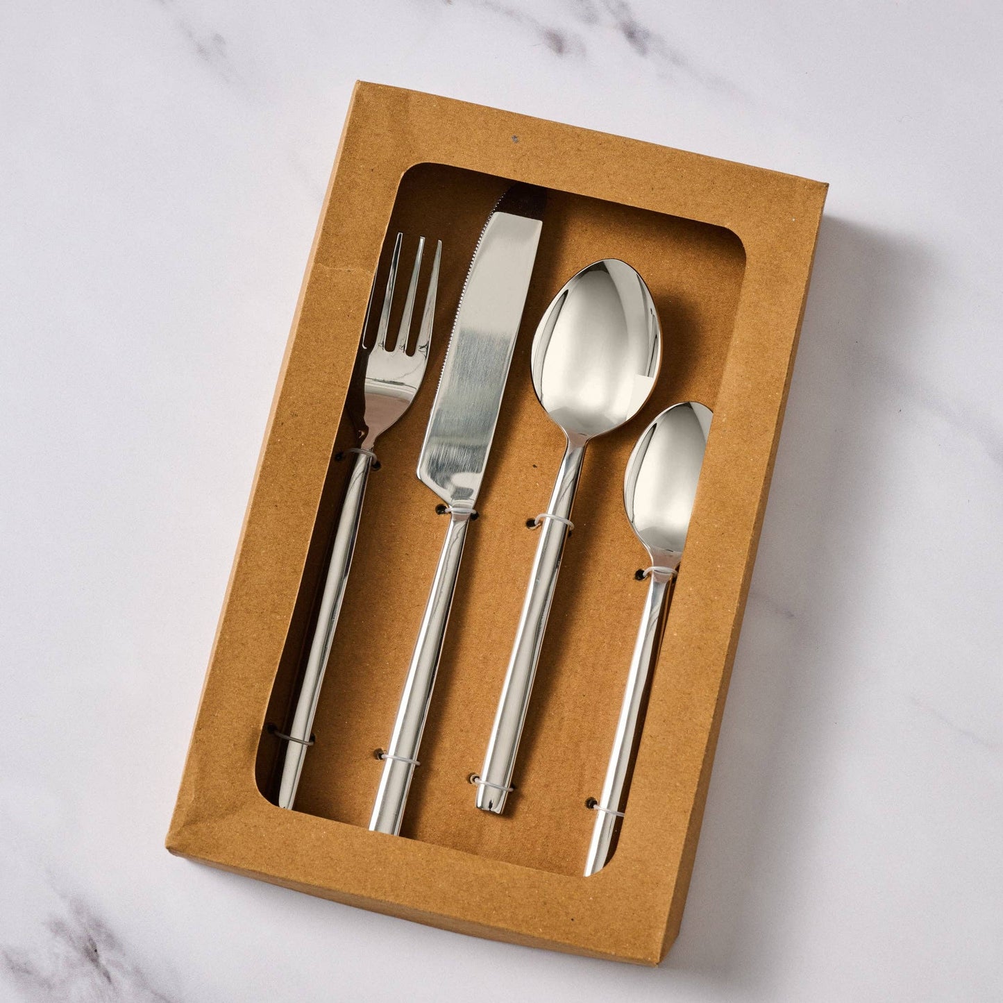 Khao Stainless Cutlery Set - Smooth Handle