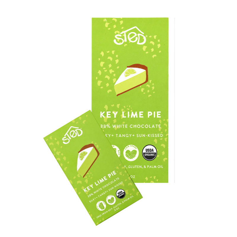 Mini Key Lime Pie Chocolate Bar