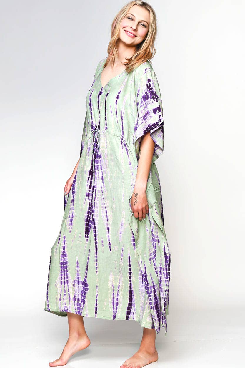 Shibori Caftans